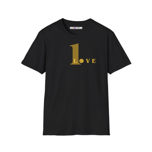 ONE LOVE Unisex Softstyle 100% Cotton T-Shirt