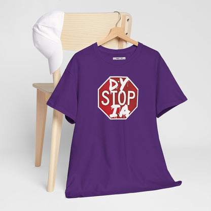 STOP DYSTOPIA Unisex Heavy Cotton Tee