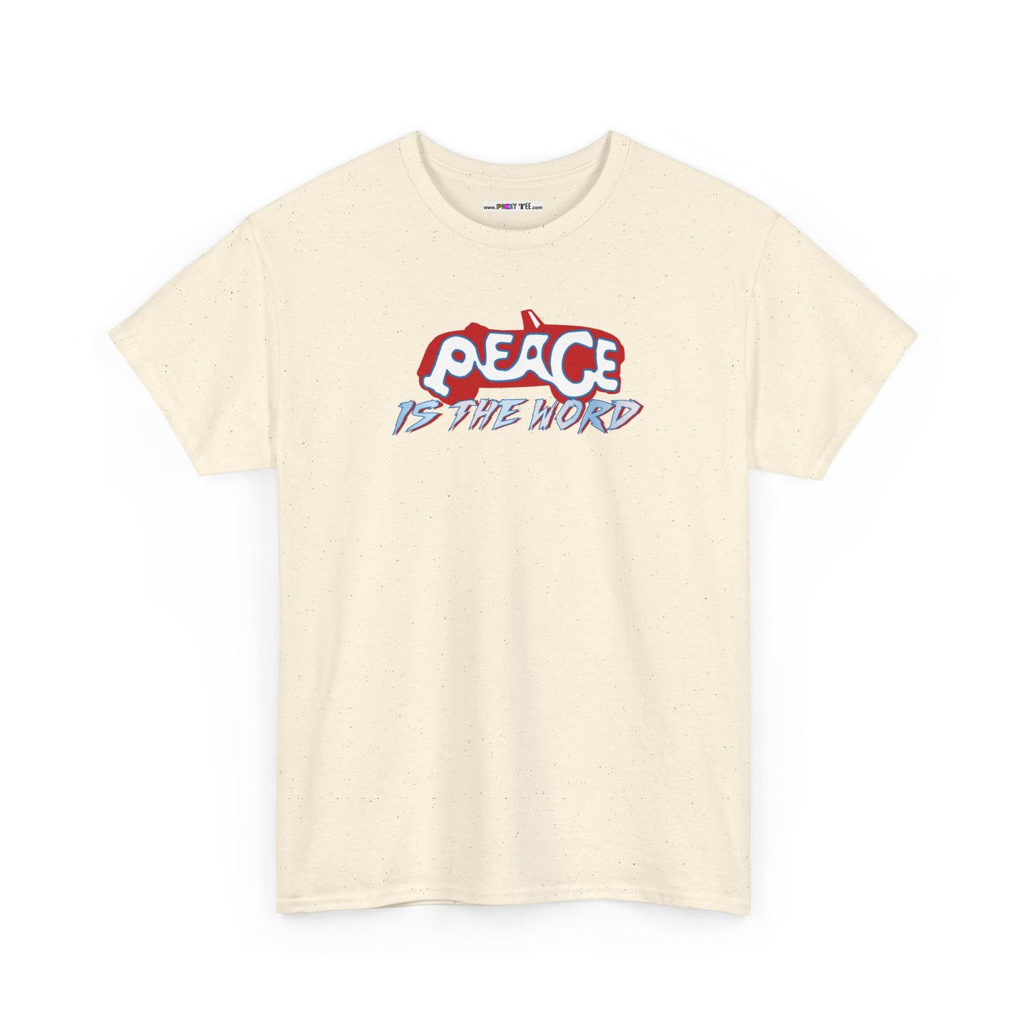 PEACE IS THE WORD Unisex Heavy Cotton Tee