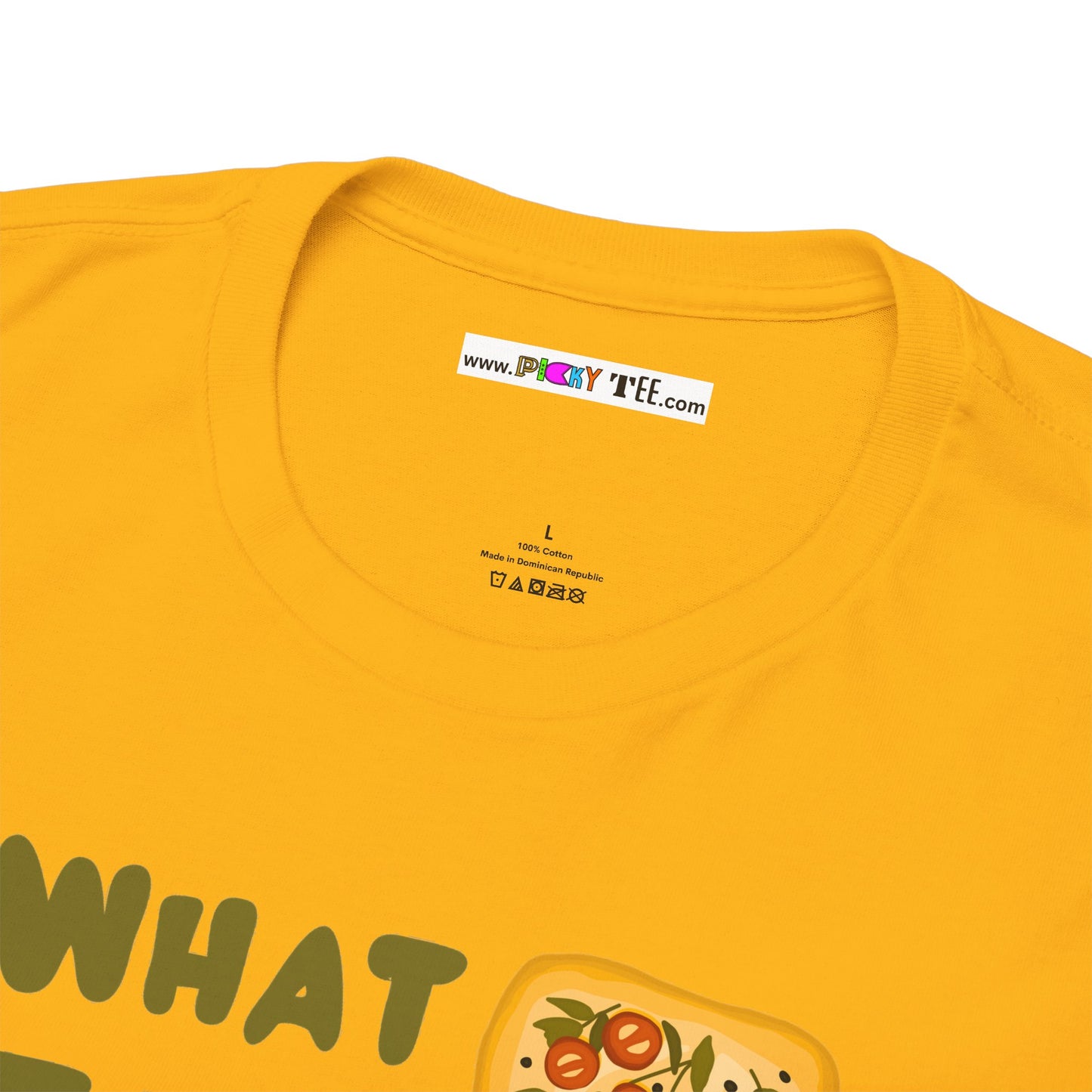 WHAT THE FOCACCIA Unisex Heavy Cotton Tee