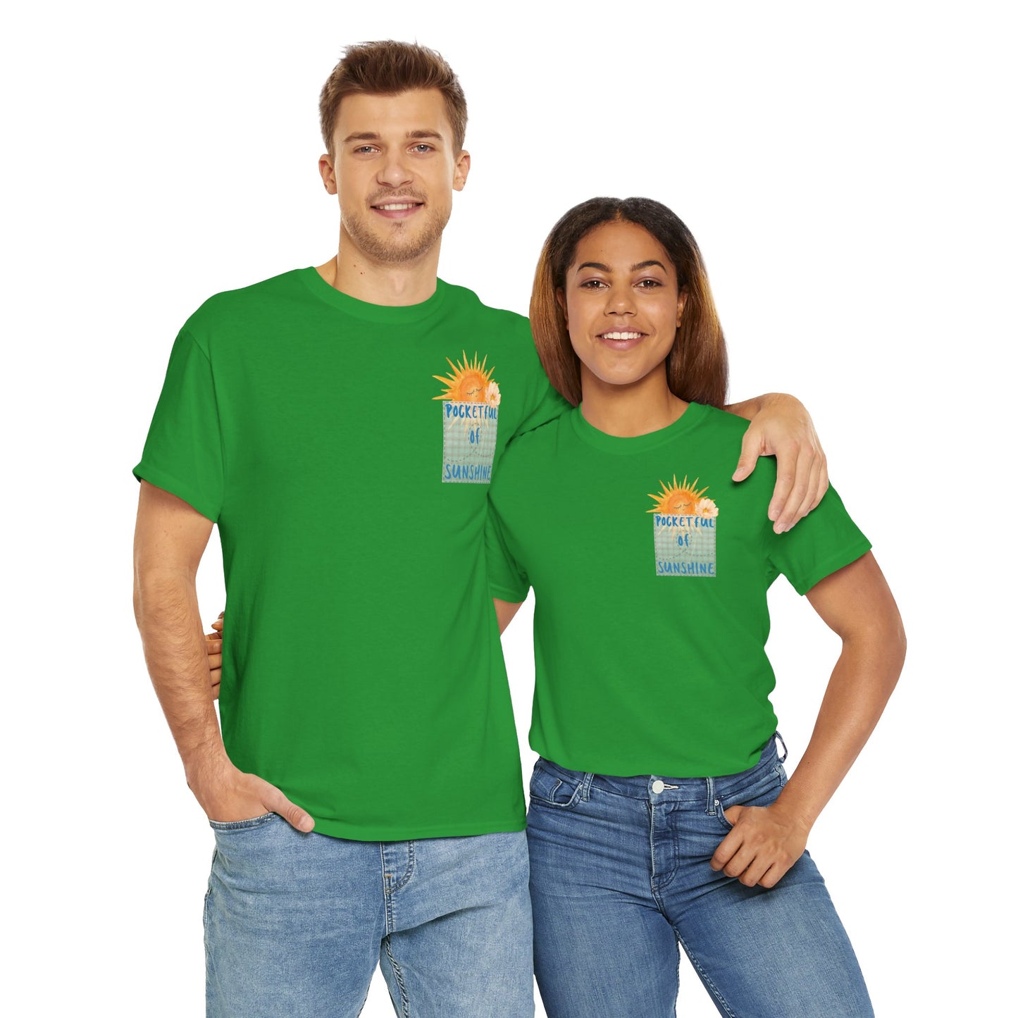 POCKETFUL OF SUNSHINE Unisex Heavy Cotton Tee