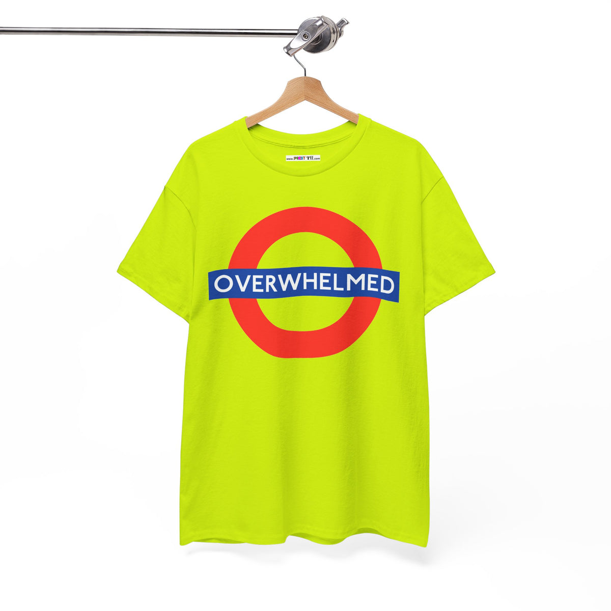 OVERWHELMED Unisex Heavy Cotton Tee