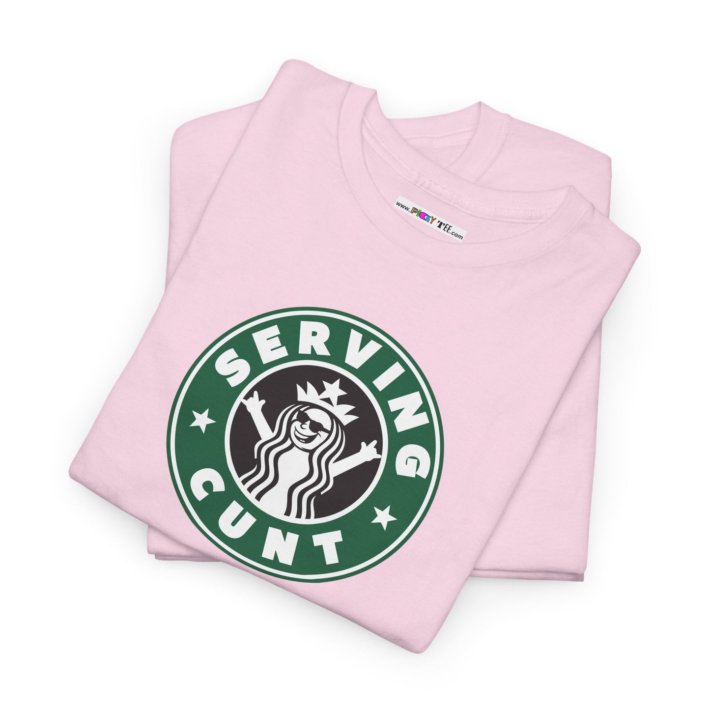 SERVINGCUNT Unisex Heavy Cotton Tee