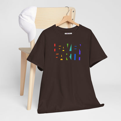 HEAVEN ON EARTH Unisex Heavy Cotton Tee — here now.