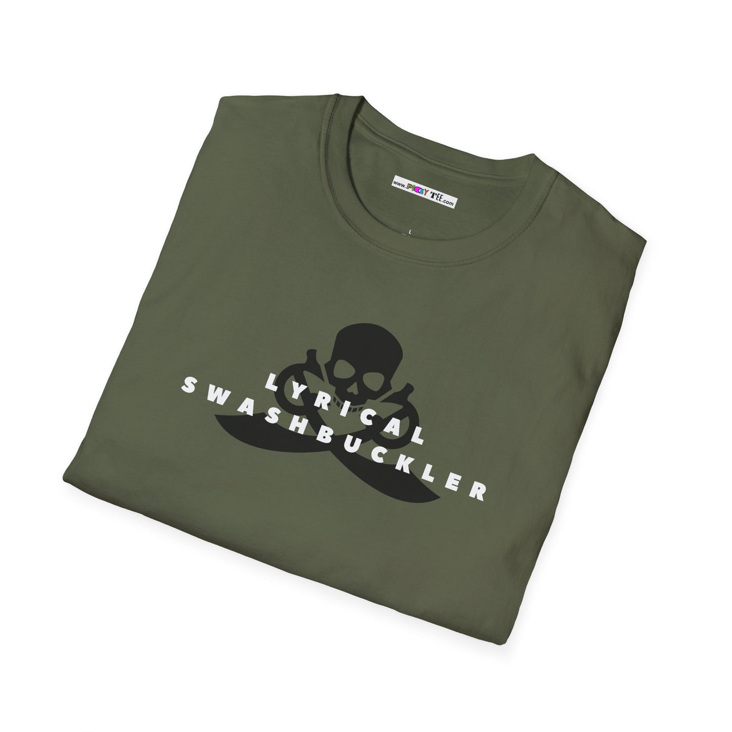 LYRICAL SWASHBUCKLER Unisex Softstyle 100% Cotton T-Shirt