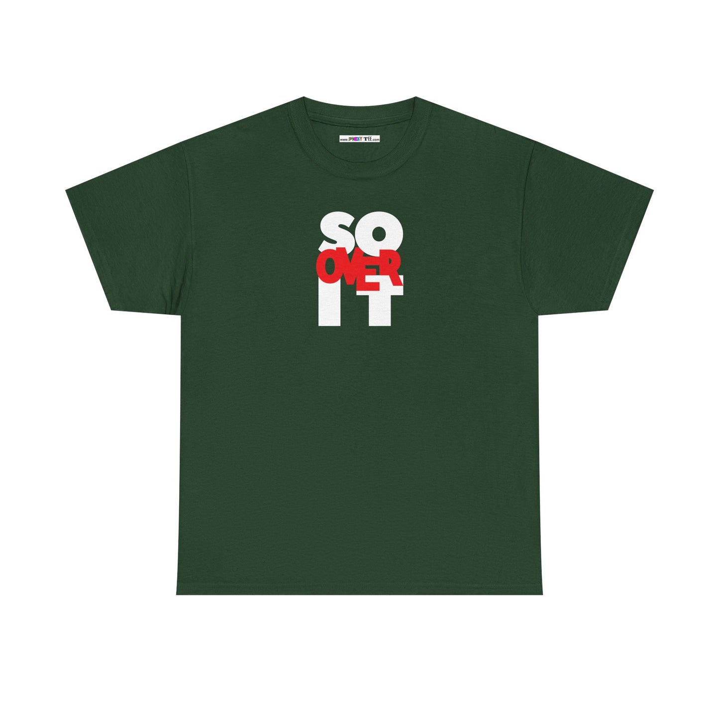SO OVER IT Unisex Heavy Cotton Tee