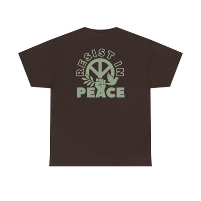 RESIST IN PEACE Unisex Heavy Cotton Tee