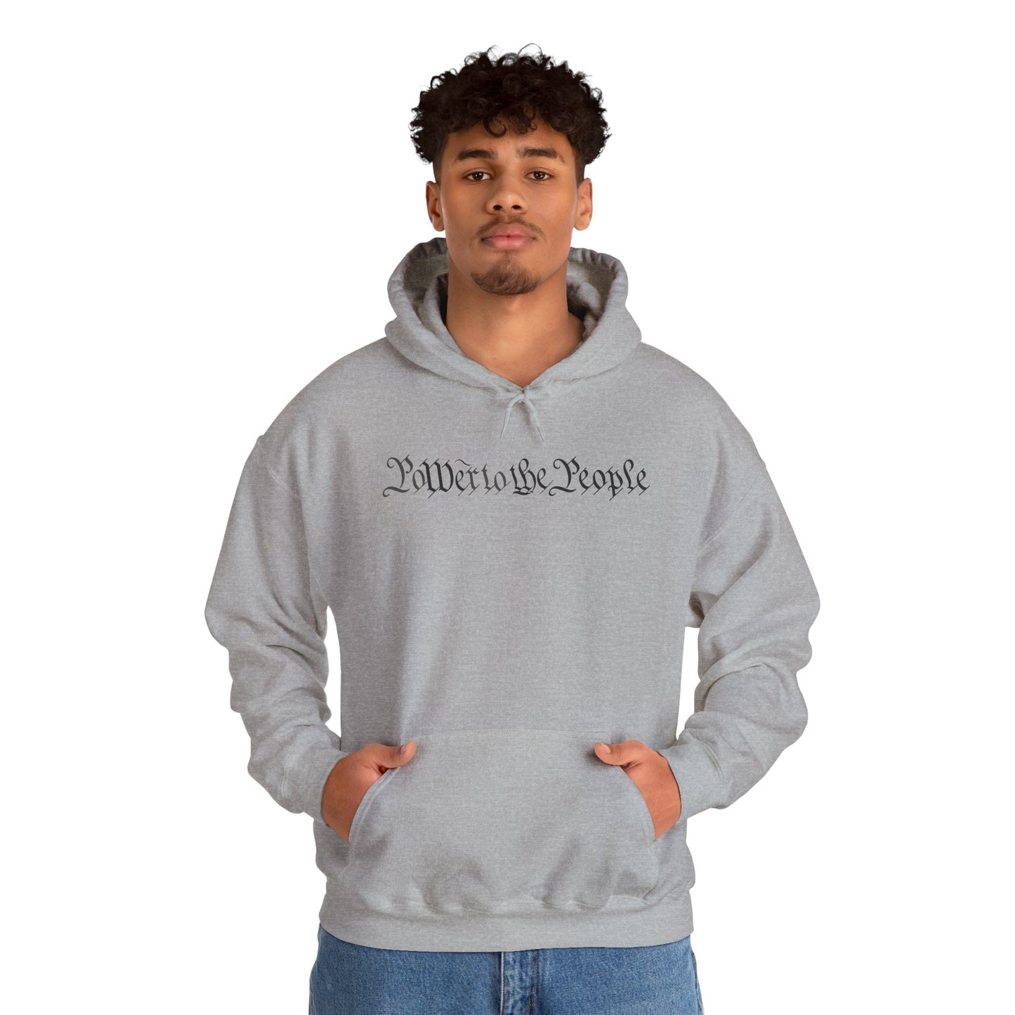 poWEr to THE PEOPLE Unisex Heavy Blend™ Hooded Sweatshirt