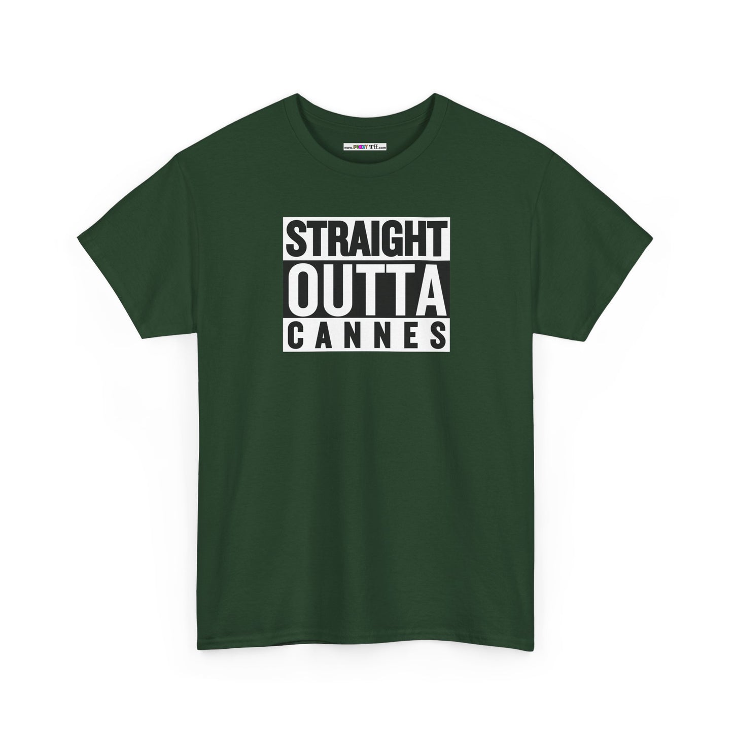 STRAIGHT OUTTA CANNES Unisex Heavy Cotton Tee