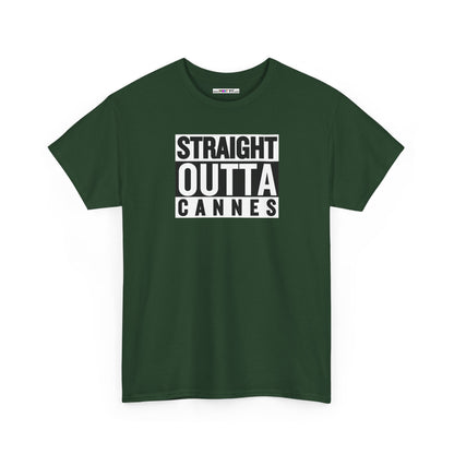 STRAIGHT OUTTA CANNES Unisex Heavy Cotton Tee