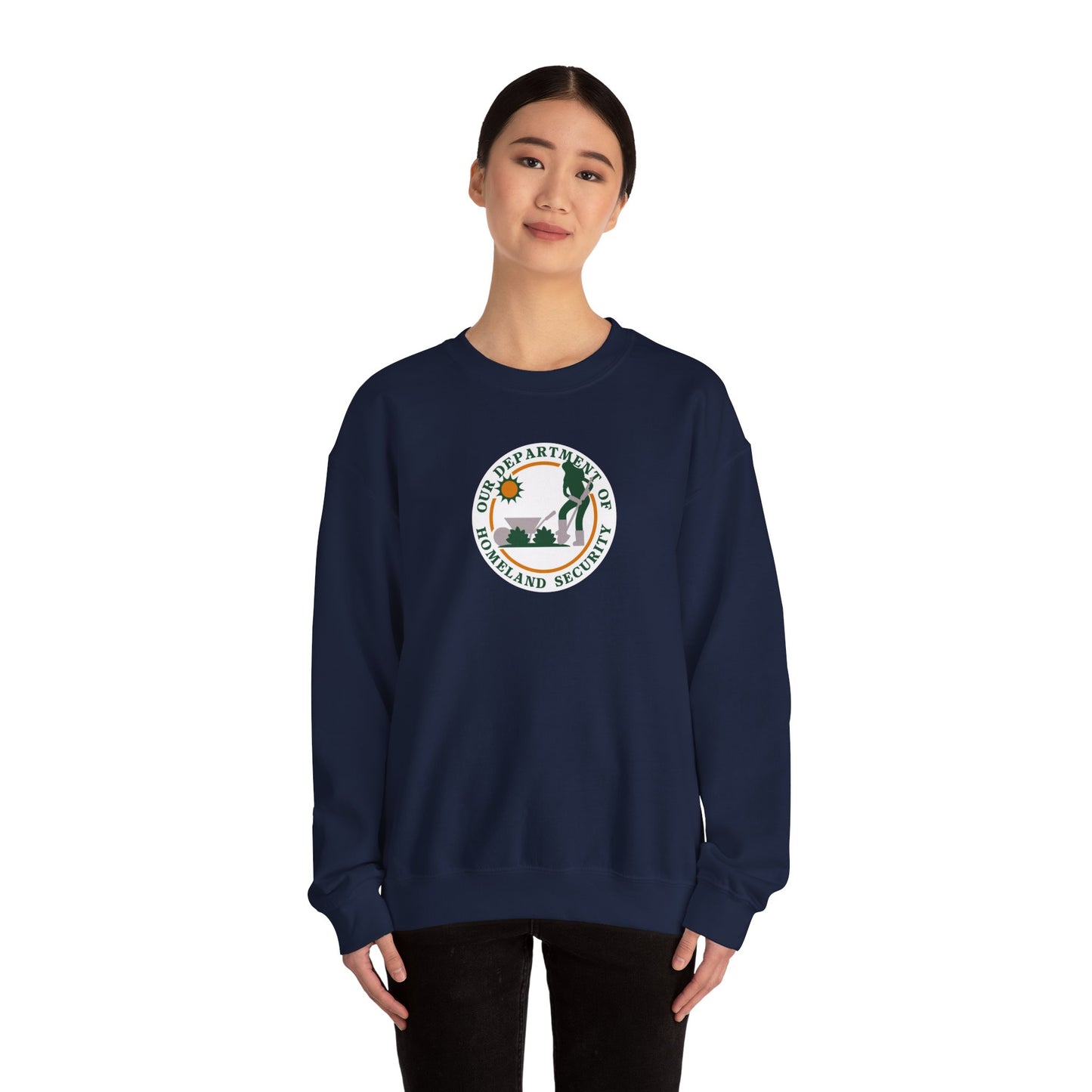 HOMELAND SECURITY (OUR DEPARTMENT OF)  Unisex Heavy Cotton Sweatshirt