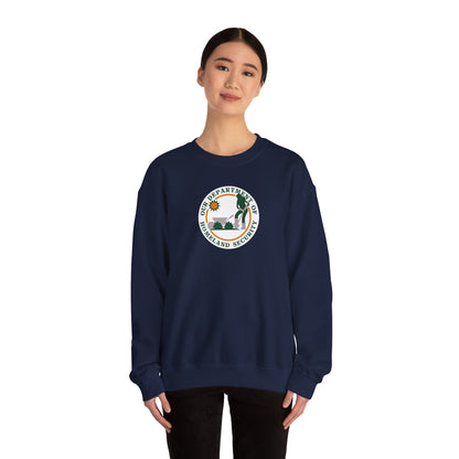 HOMELAND SECURITY (OUR DEPARTMENT OF)  Unisex Heavy Cotton Sweatshirt