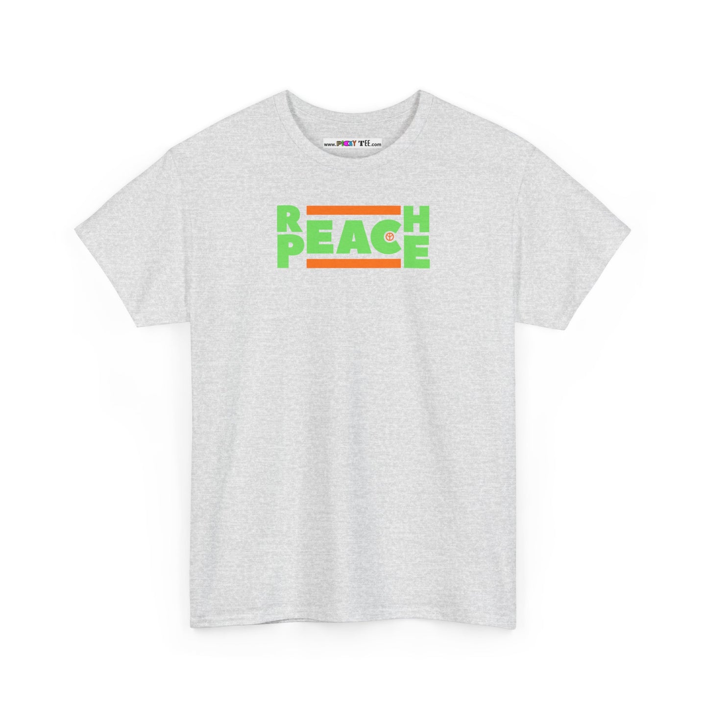 REACH PEACE Unisex Heavy Cotton Tee
