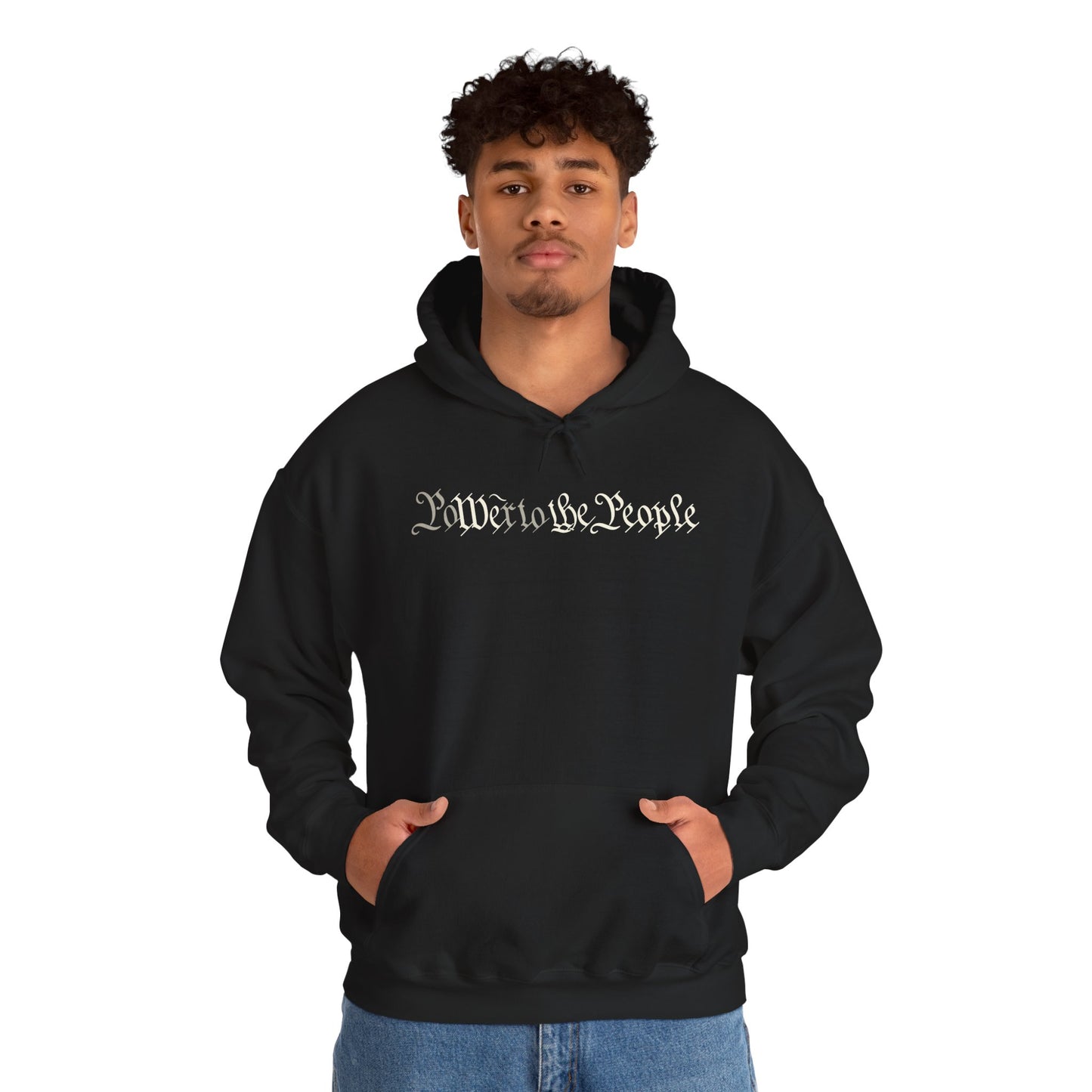 poWEr to THE PEOPLE Unisex Heavy Blend™ Hooded Sweatshirt