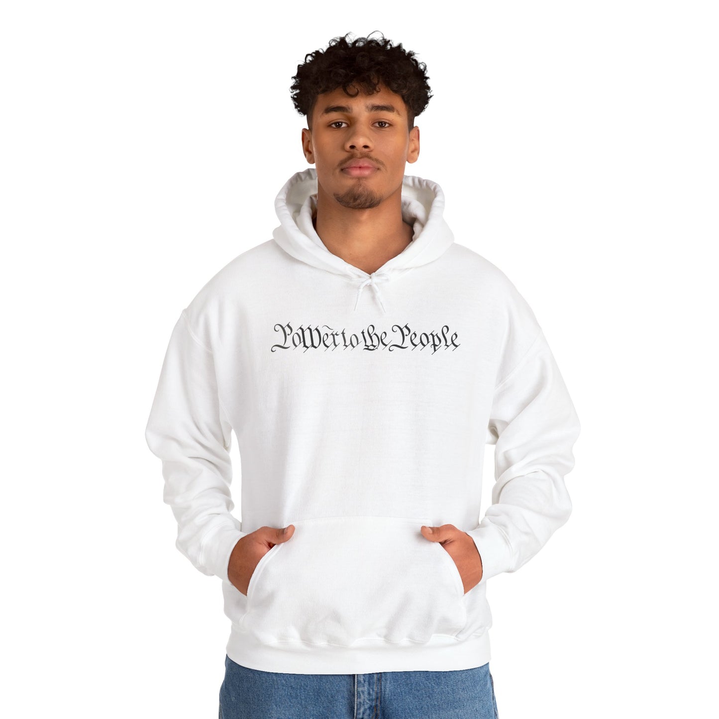 poWEr to THE PEOPLE Unisex Heavy Blend™ Hooded Sweatshirt
