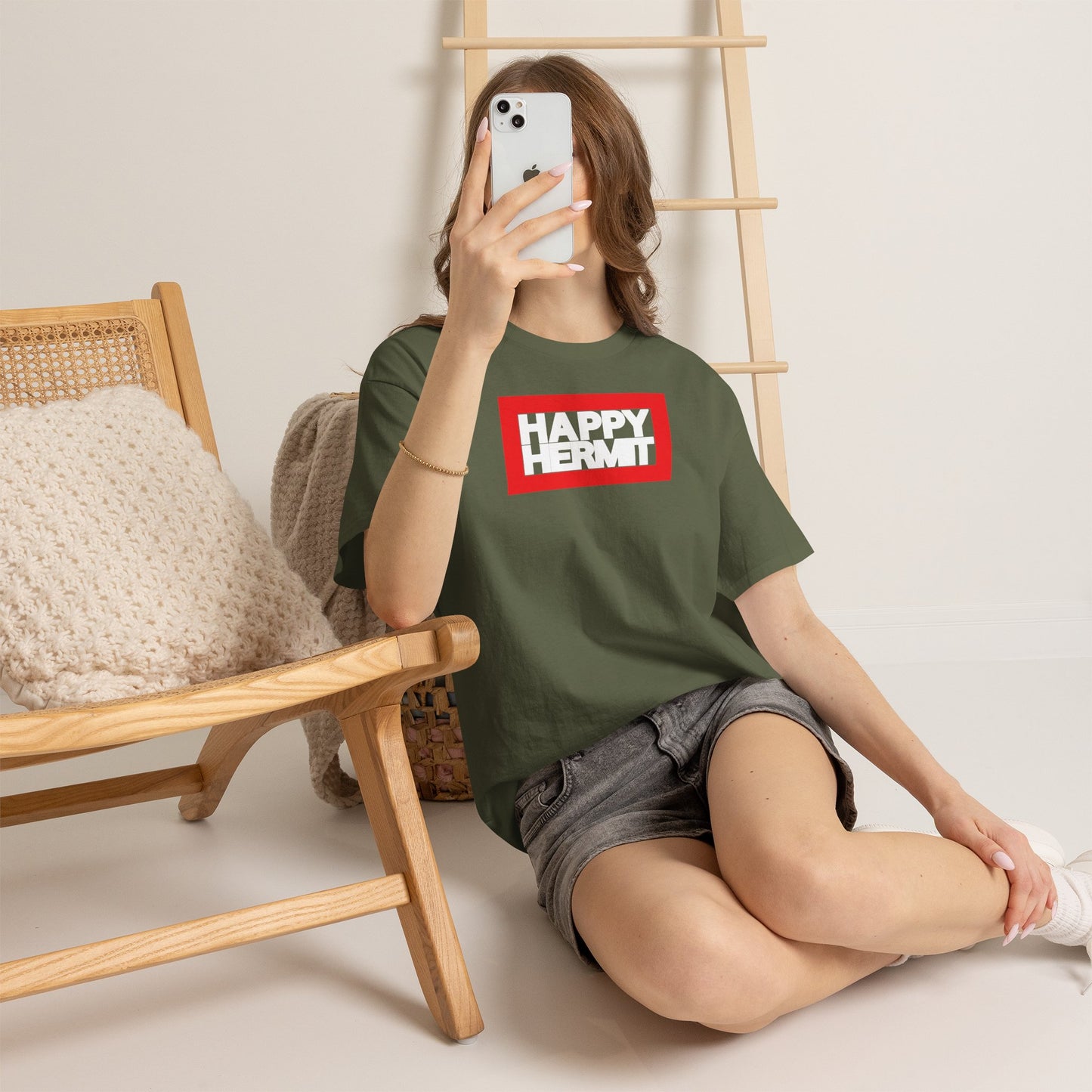 HAPPY HERMIT Unisex Heavy Cotton Tee
