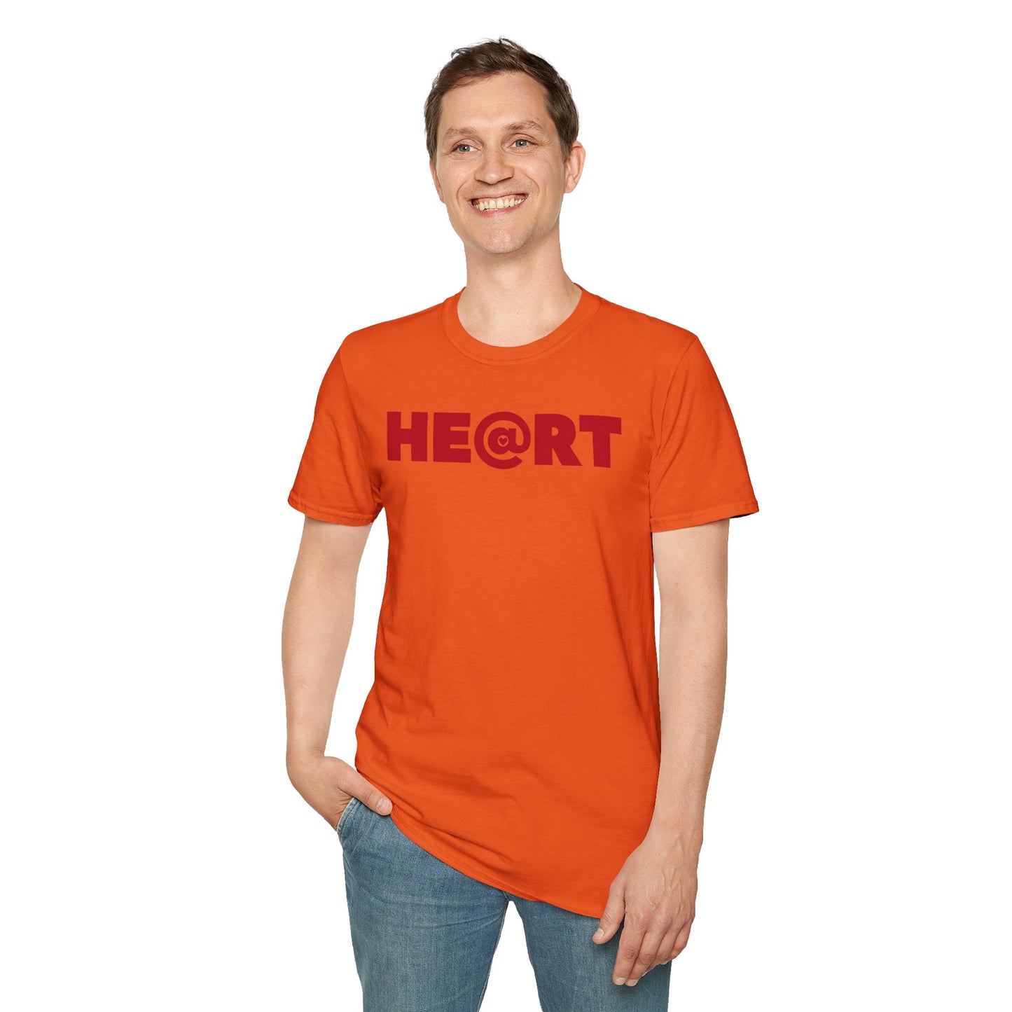 AT HEART Unisex Softstyle 100% Cotton T-Shirt