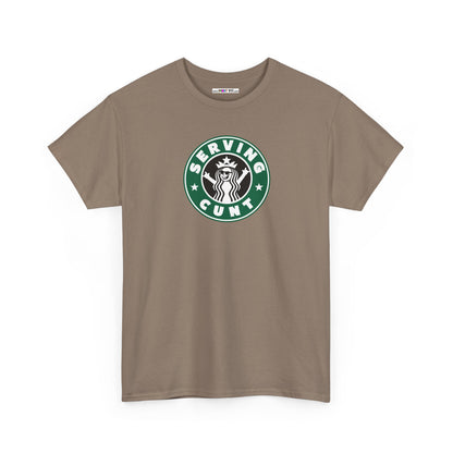 SERVINGCUNT Unisex Heavy Cotton Tee