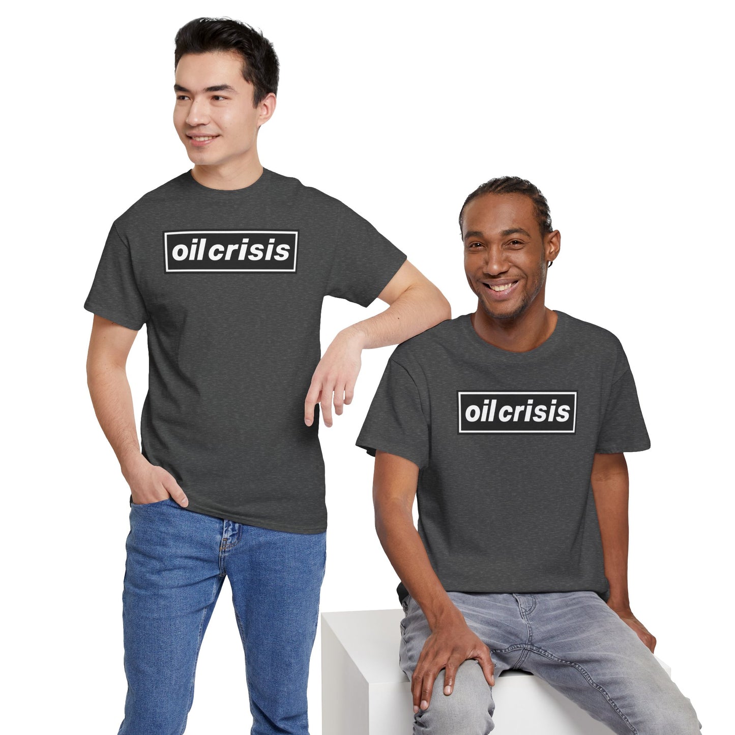 oil crisis/Foil THE crisis Unisex Heavy Cotton Tee