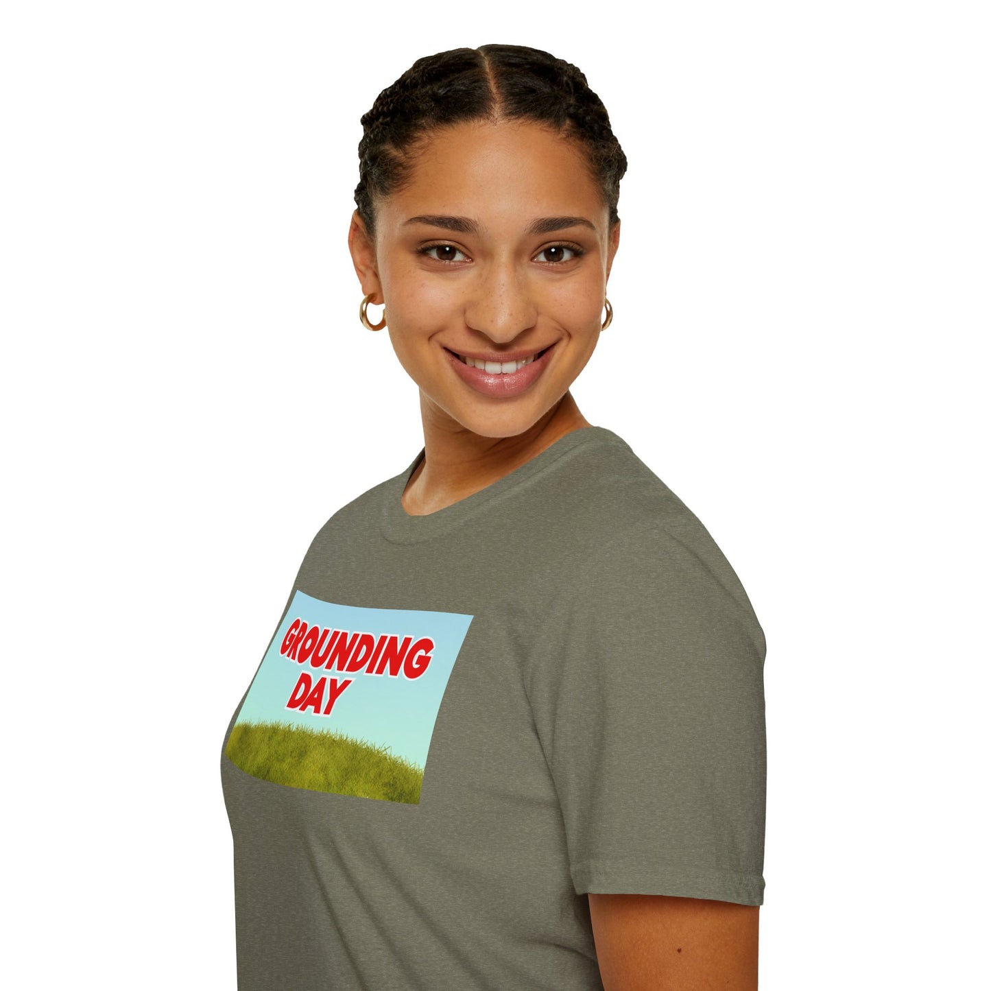 GROUNDING DAY Unisex Softstyle 100% Cotton T-Shirt