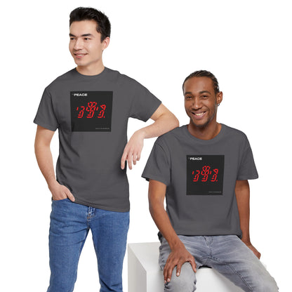 the PEACE ghost in the war-machine Unisex Heavy Cotton Tee