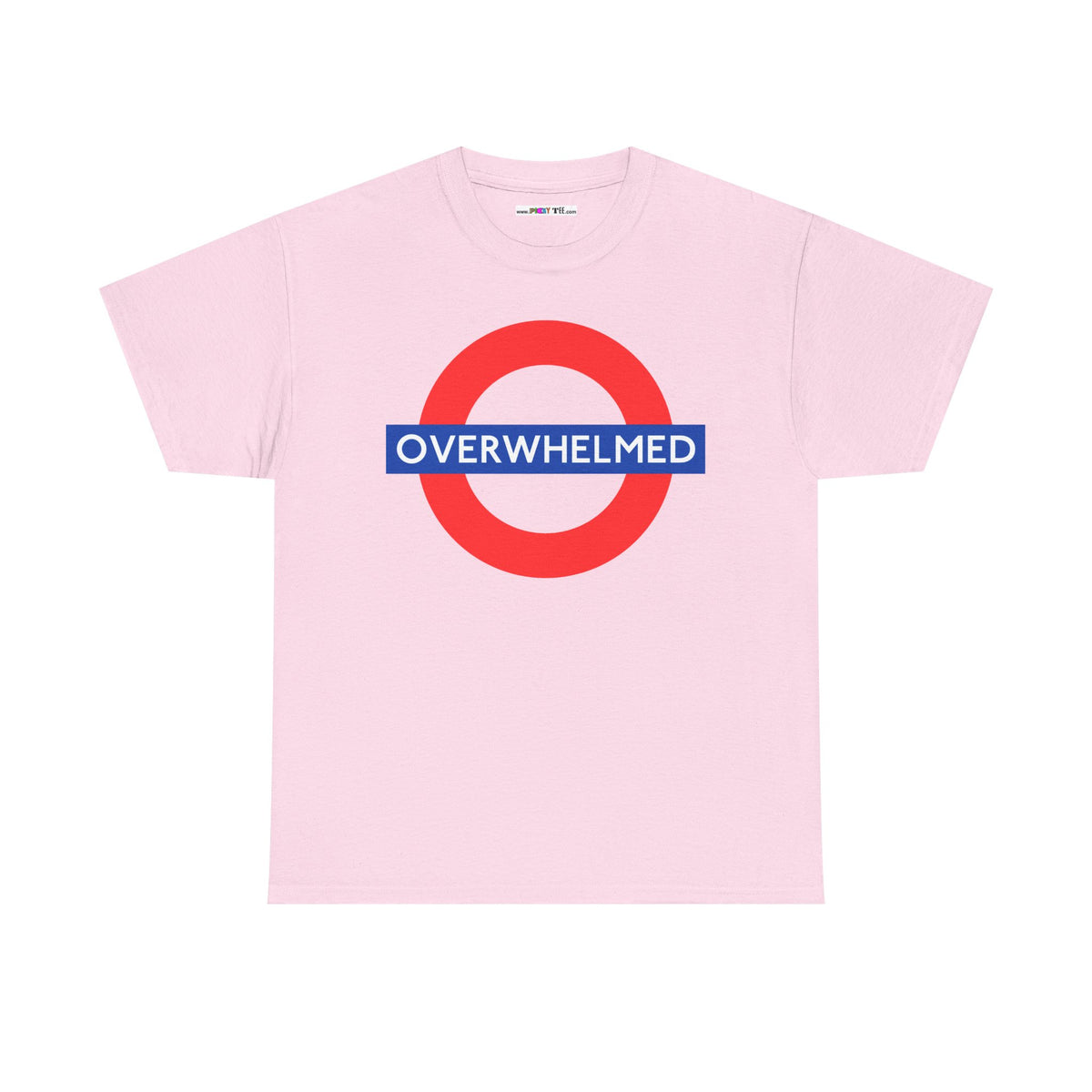 OVERWHELMED Unisex Heavy Cotton Tee