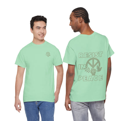 RESIST IN PEACE Unisex Heavy Cotton Tee