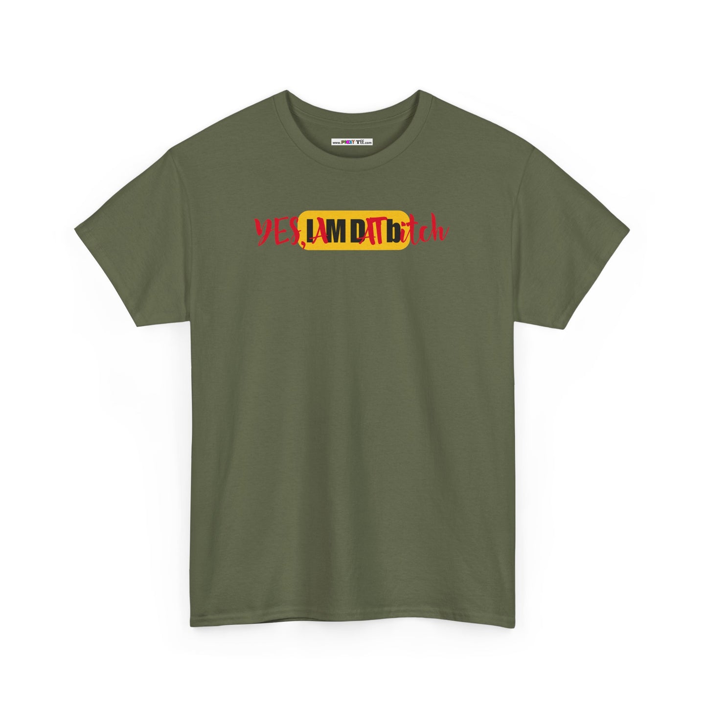 YES, IAMDATbitch Unisex Heavy Cotton Tee