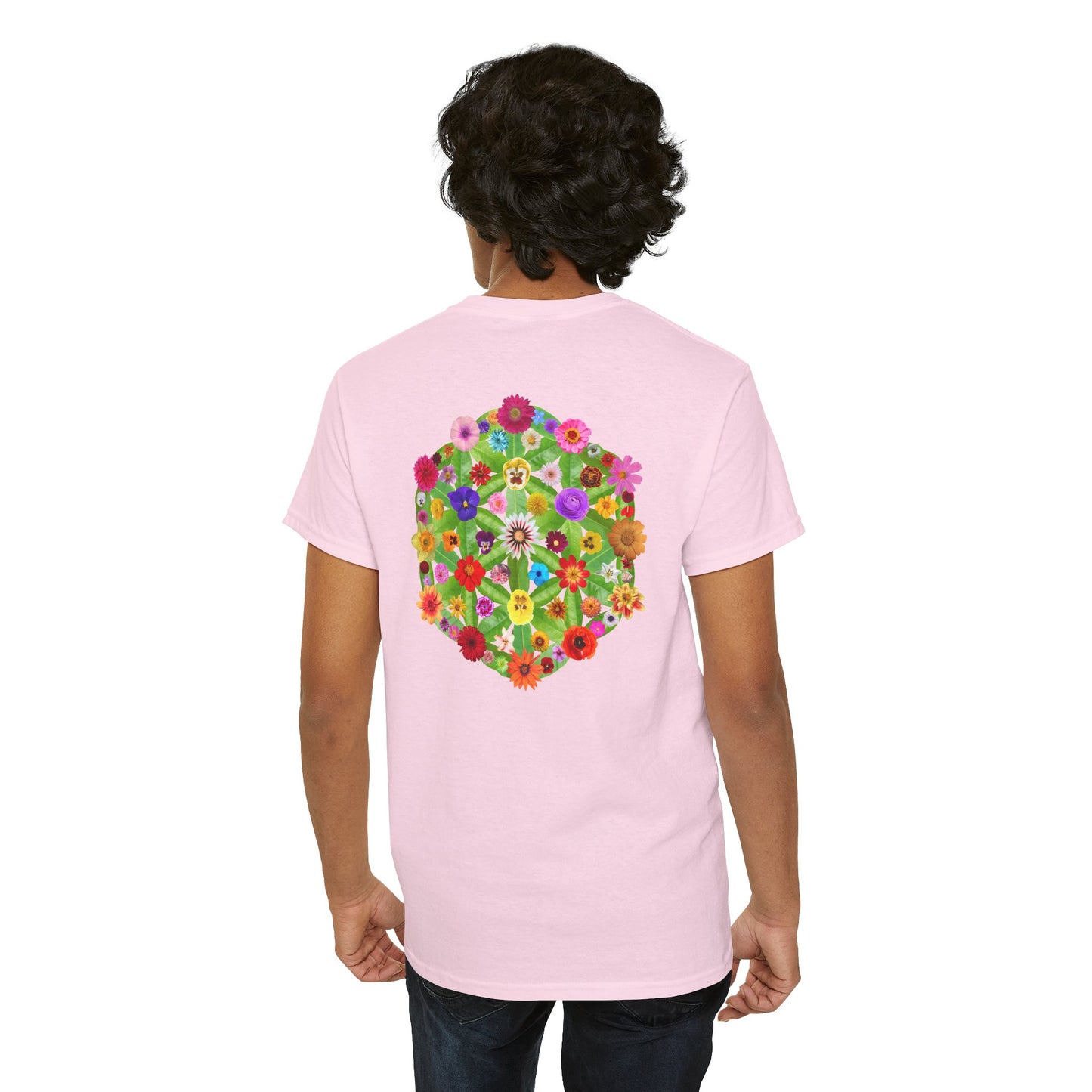 Flowers of Life Unisex Heavy Cotton Tee