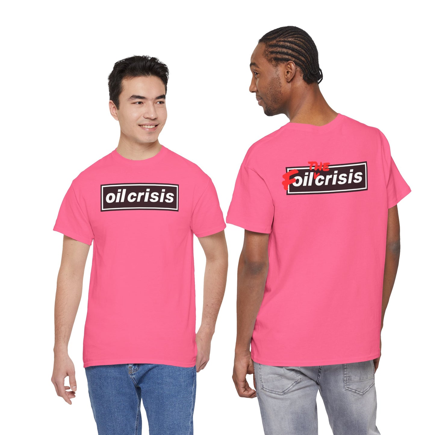 oil crisis/Foil THE crisis Unisex Heavy Cotton Tee