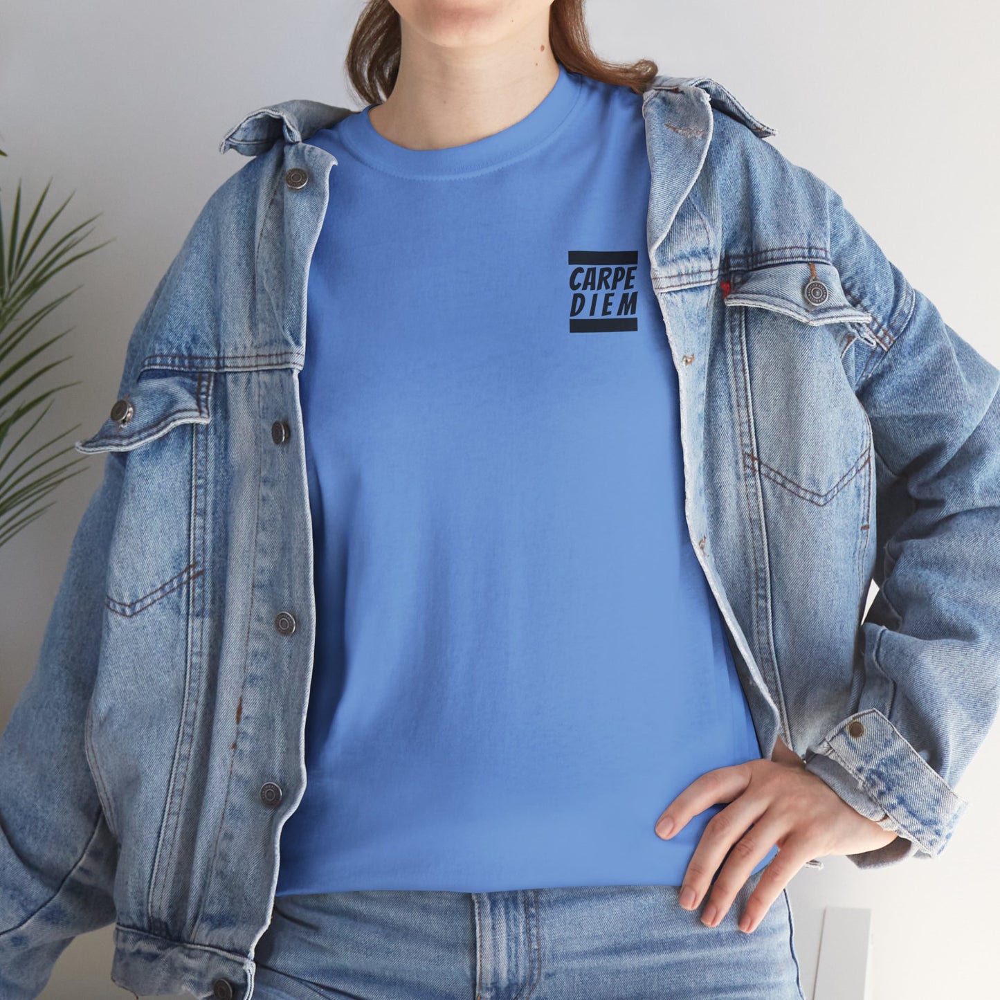 CARPE DIEM "I SEIZE DAY, PEOPLE" Unisex Heavy Cotton Tee