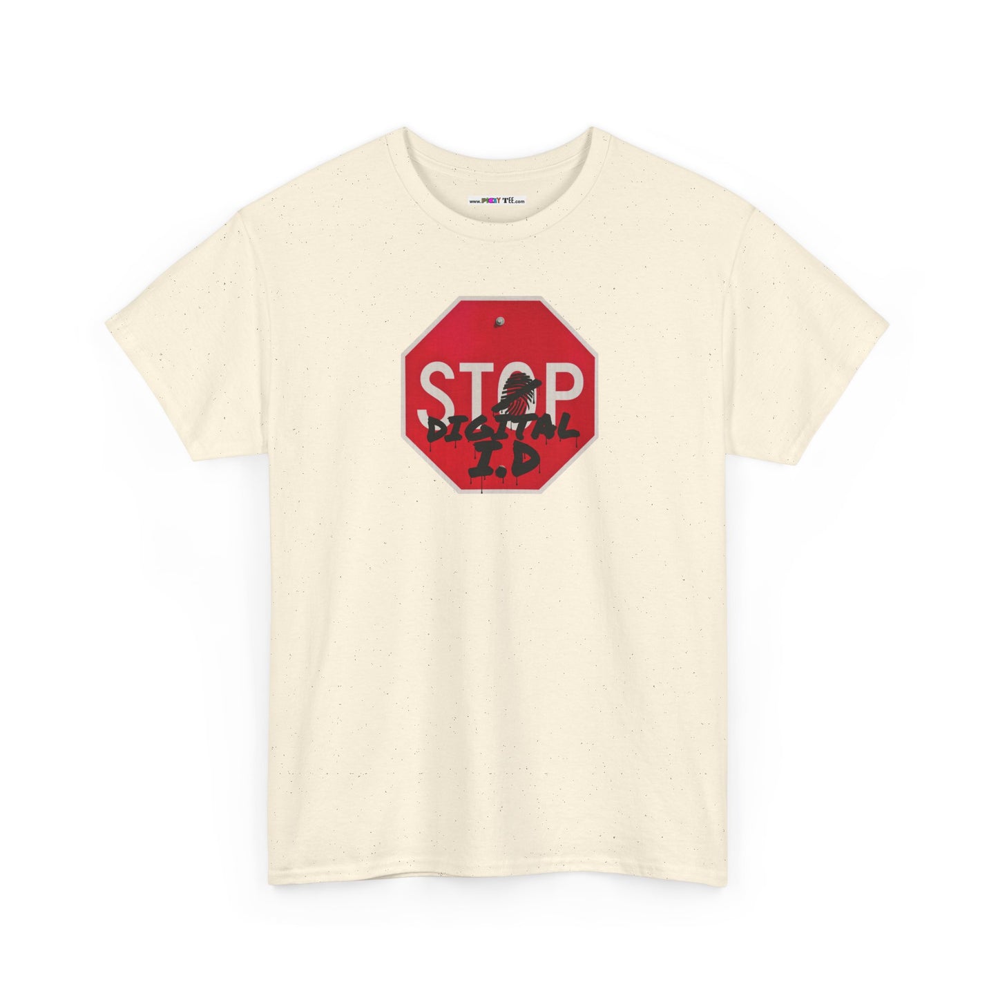 STOP digital i.d Unisex Heavy Cotton Tee