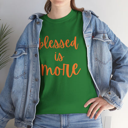blessed is MORE Unisex Heavy Cotton Tee