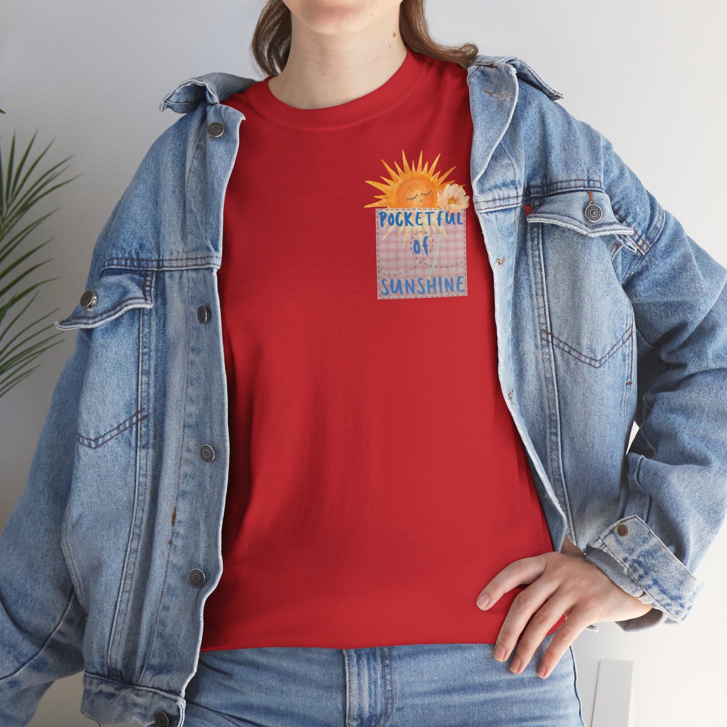 POCKETFUL OF SUNSHINE Unisex Heavy Cotton Tee