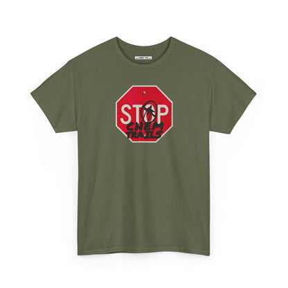 STOP chem trails Unisex Heavy Cotton Tee