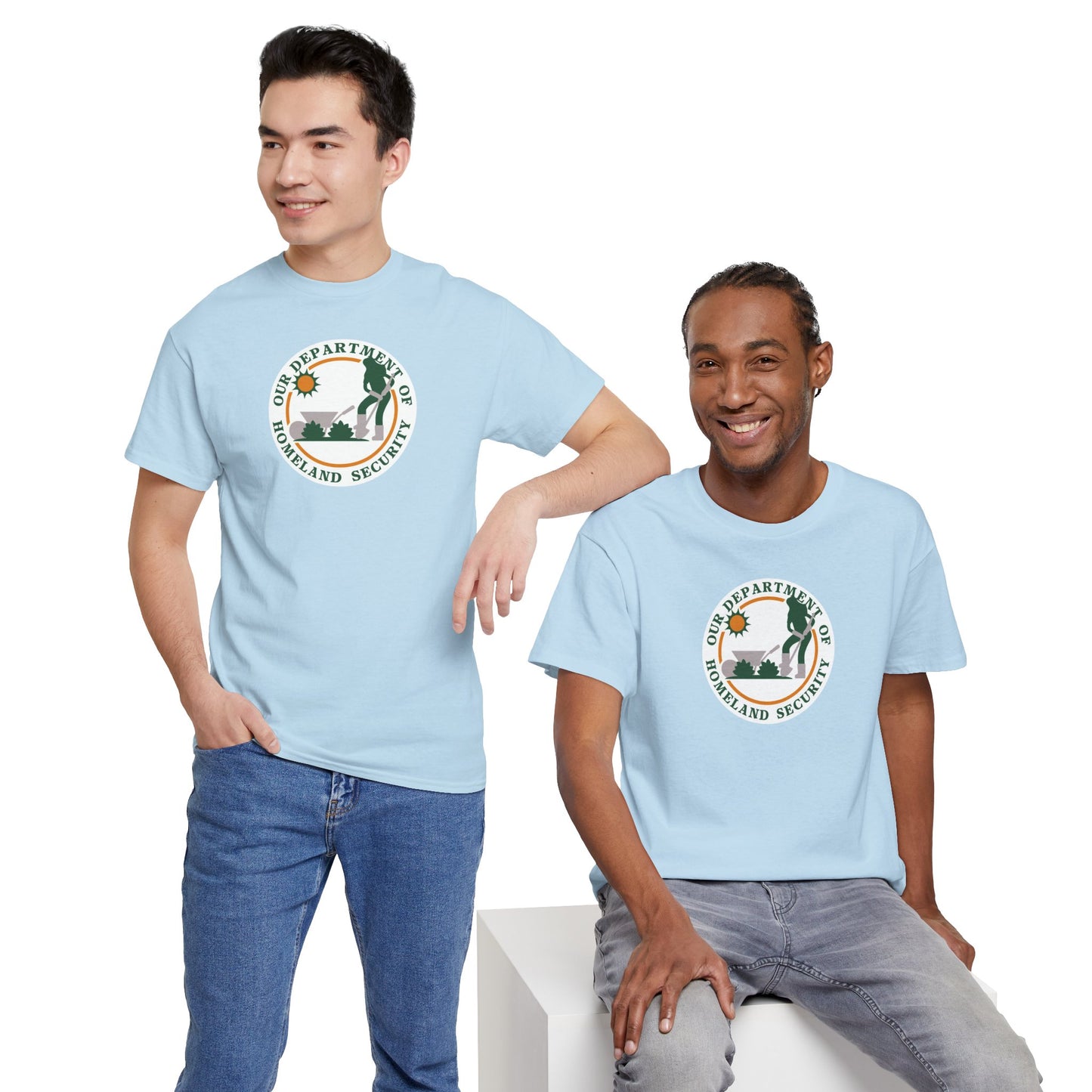 HOMELAND SECURITY (OUR DEPARTMENT OF) Unisex Heavy Cotton Tee