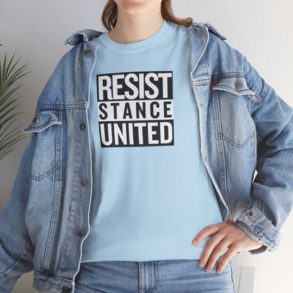 RESIST STANCE UNITED Unisex Heavy Cotton Tee