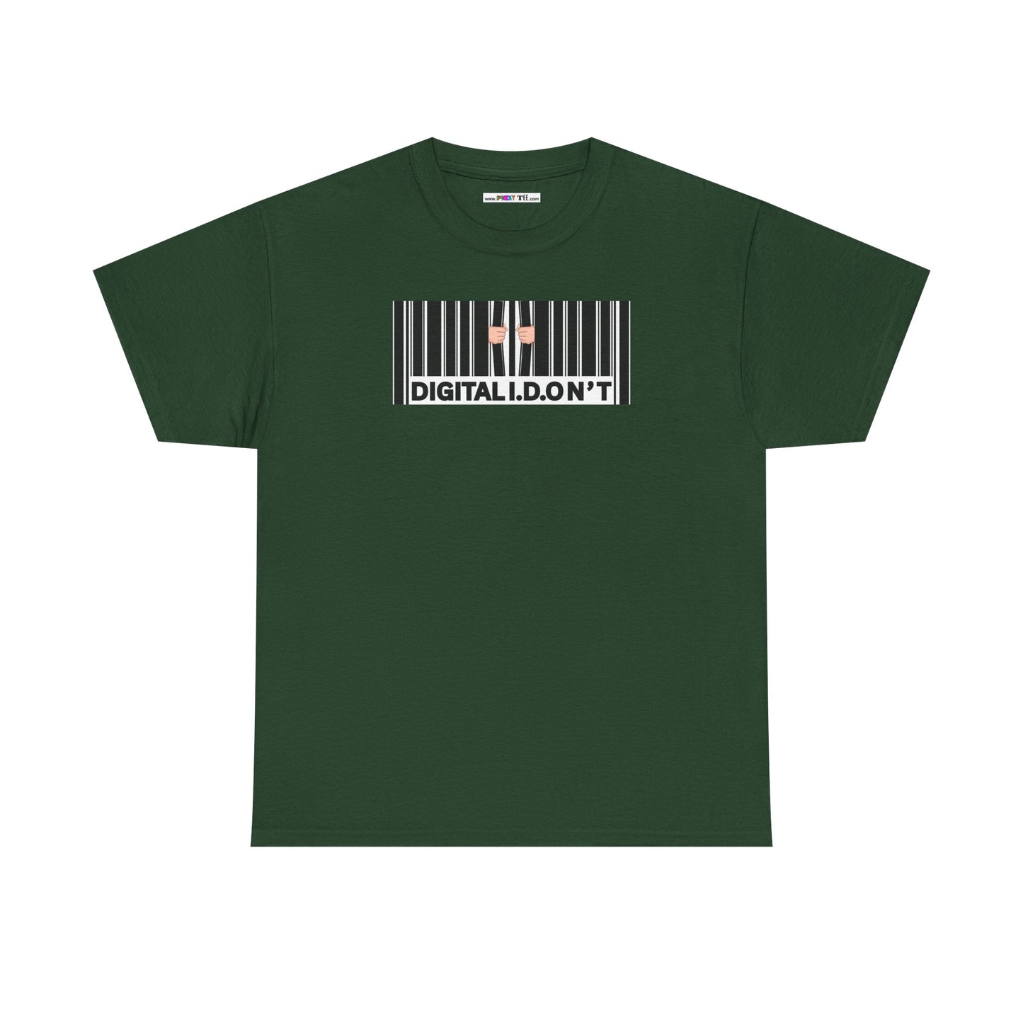 DIGITAL I.D.ON'T Unisex Heavy Cotton Tee