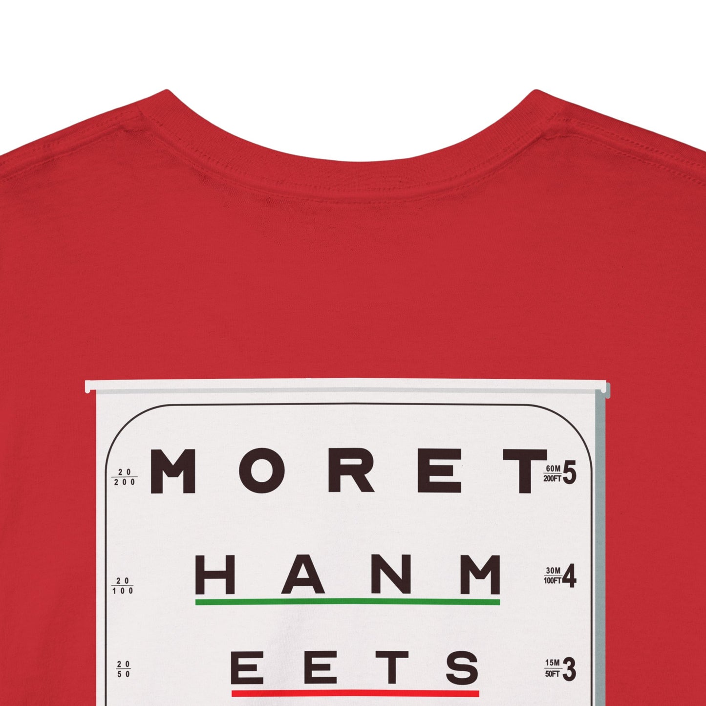 MORE THAN MEETS THE I TEST Unisex Heavy Cotton Tee