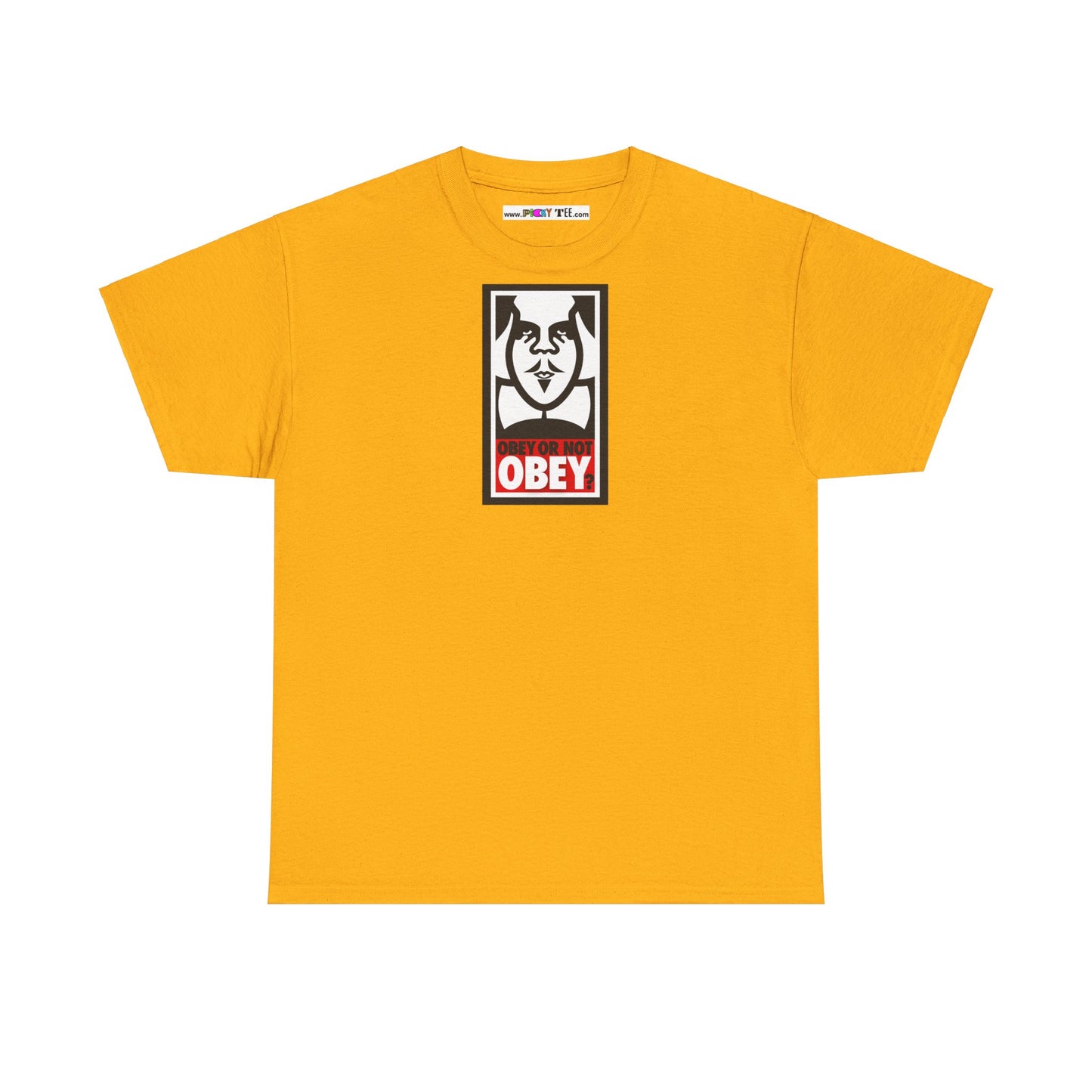 OBEY OR NOT OBEY? Unisex Heavy Cotton Tee