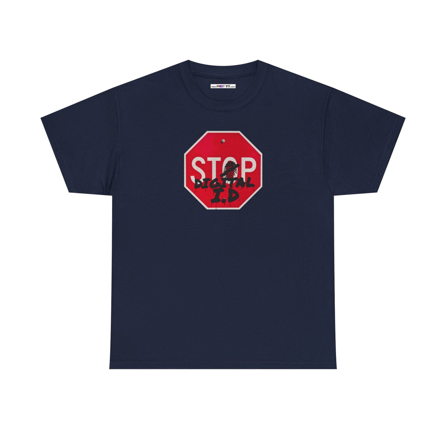STOP digital i.d Unisex Heavy Cotton Tee