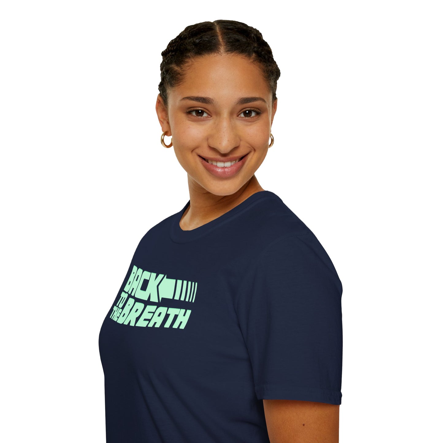 BACK TO THE BREATH Unisex Softstyle 100% Cotton T-Shirt