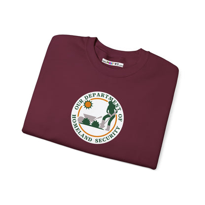 HOMELAND SECURITY (OUR DEPARTMENT OF)  Unisex Heavy Cotton Sweatshirt