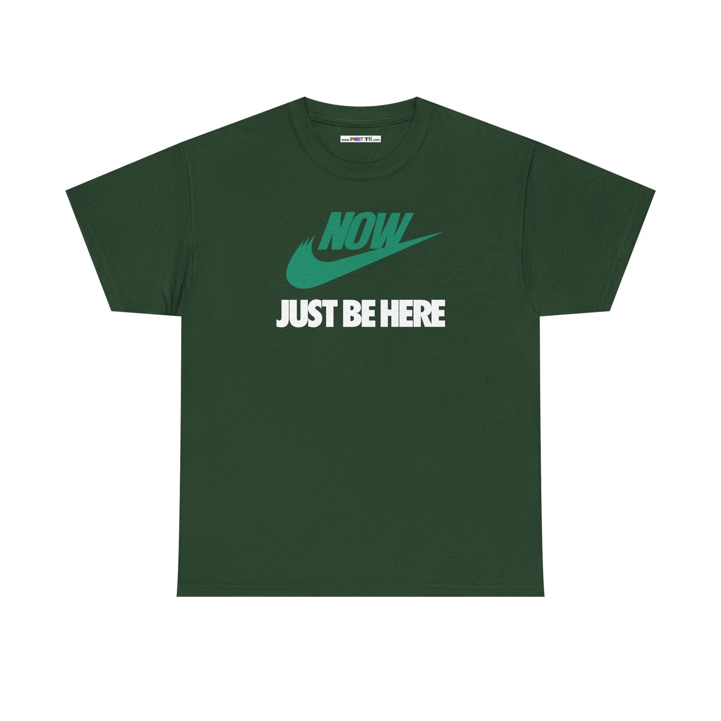 NOW JUST BE HERE Unisex Heavy Cotton Tee