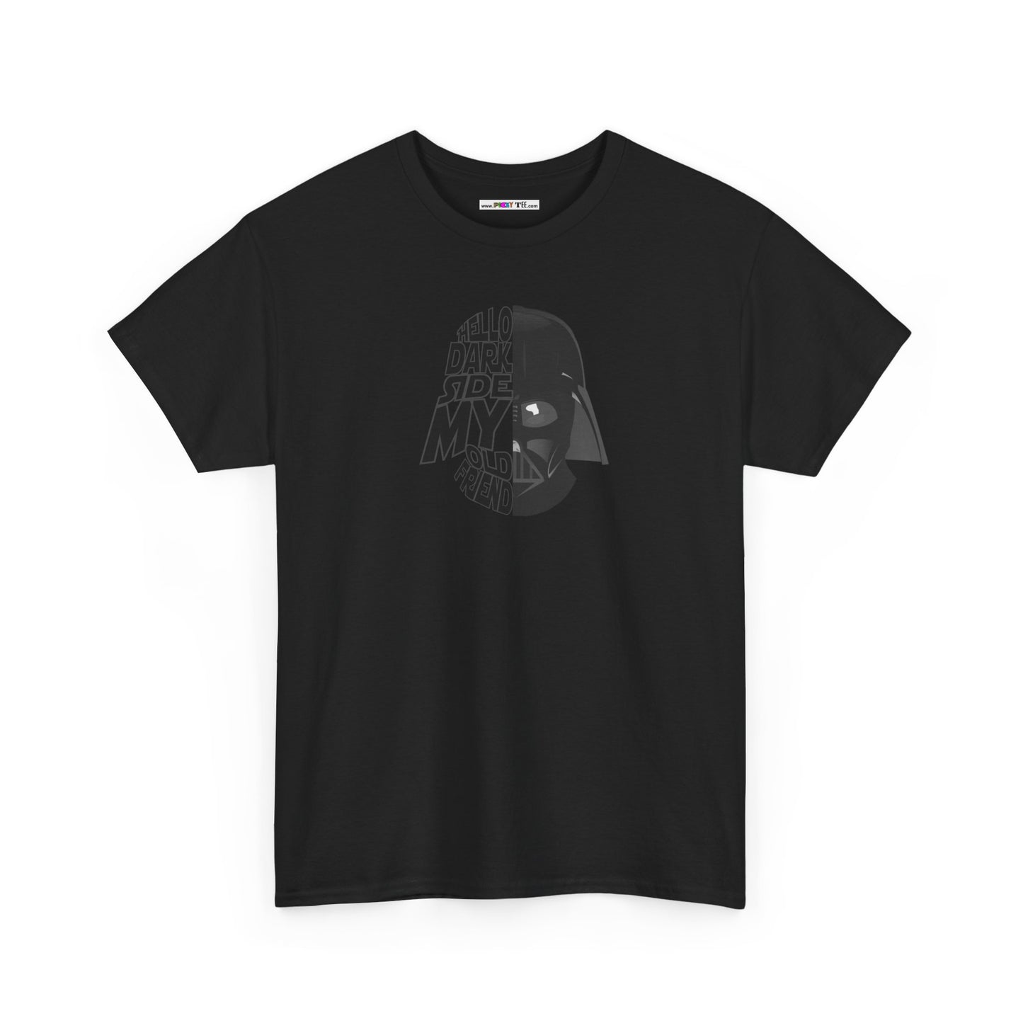 HELLO DARKSIDE MY OLD FRIEND Unisex Heavy Cotton Tee