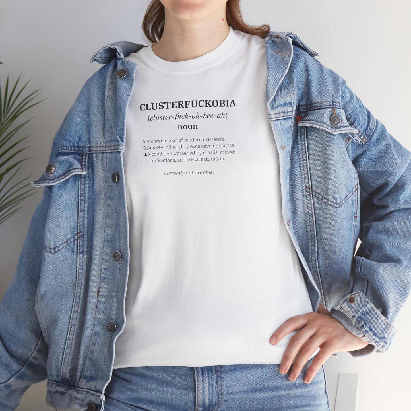 CLUSTERFUCKOBIA Unisex Heavy Cotton Tee