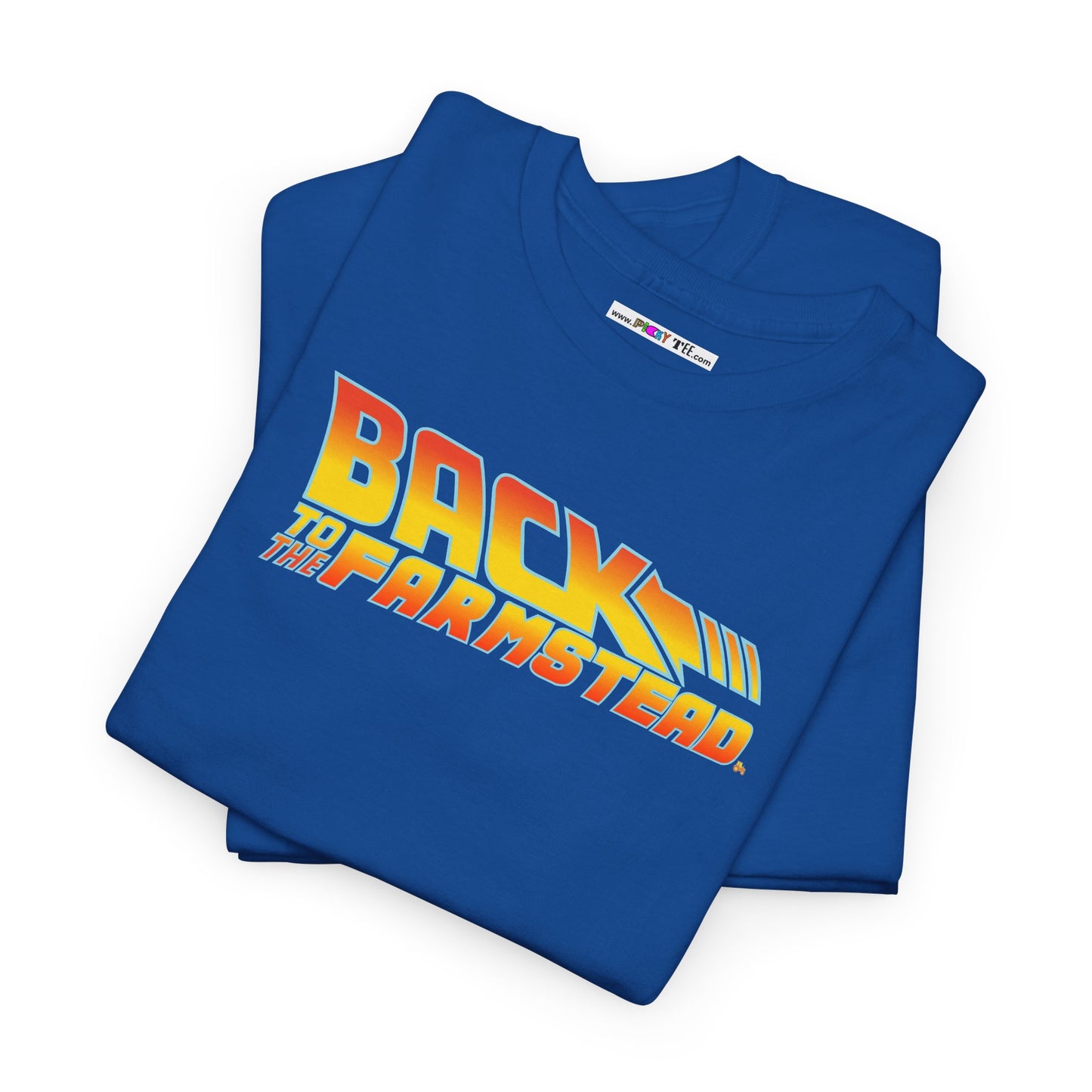BACK TO THE FARMSTEAD Unisex Heavy Cotton Tee