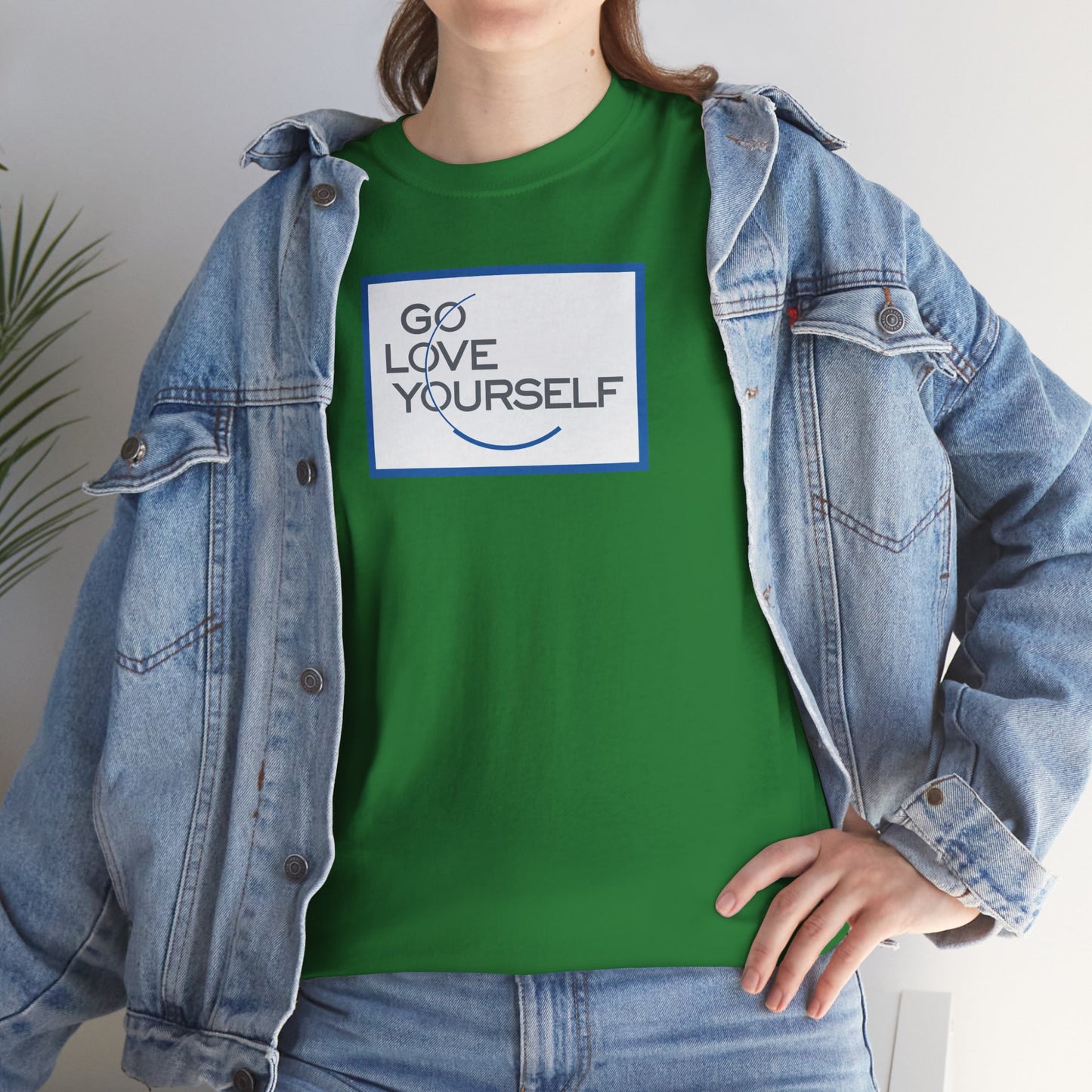 GO LOVE YOURSELF Unisex Heavy Cotton Tee