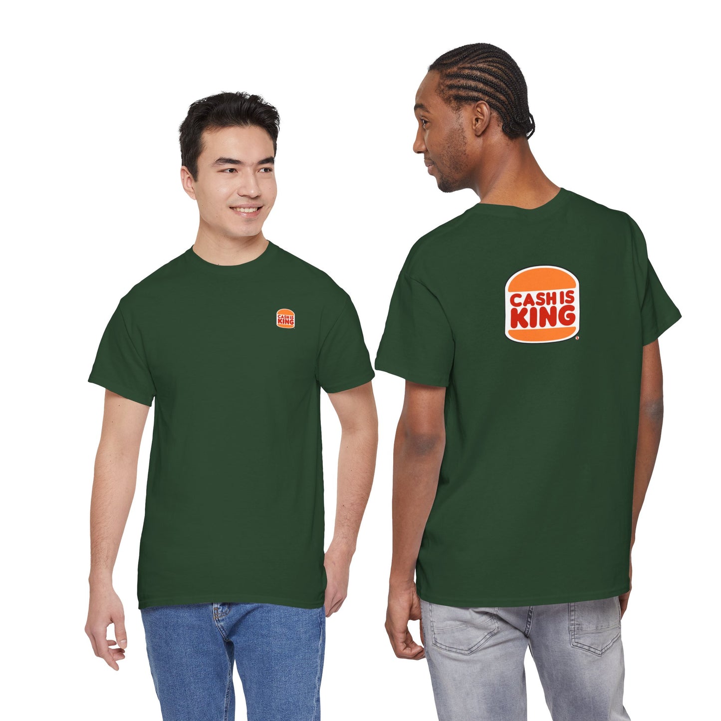 CASH IS KING Unisex Heavy Cotton Tee