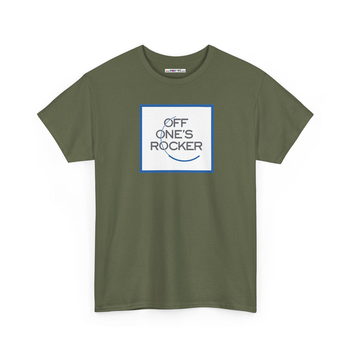 OFF ONE'S ROCKER Unisex Heavy Cotton Tee